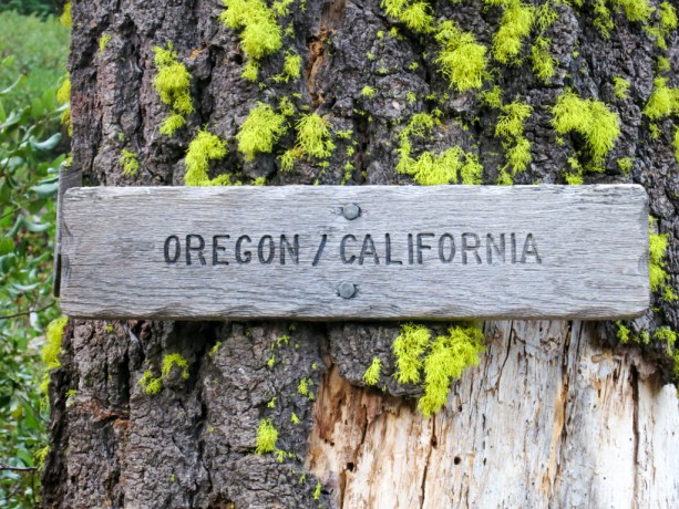 PCT-Oregon-California-Border-Sign